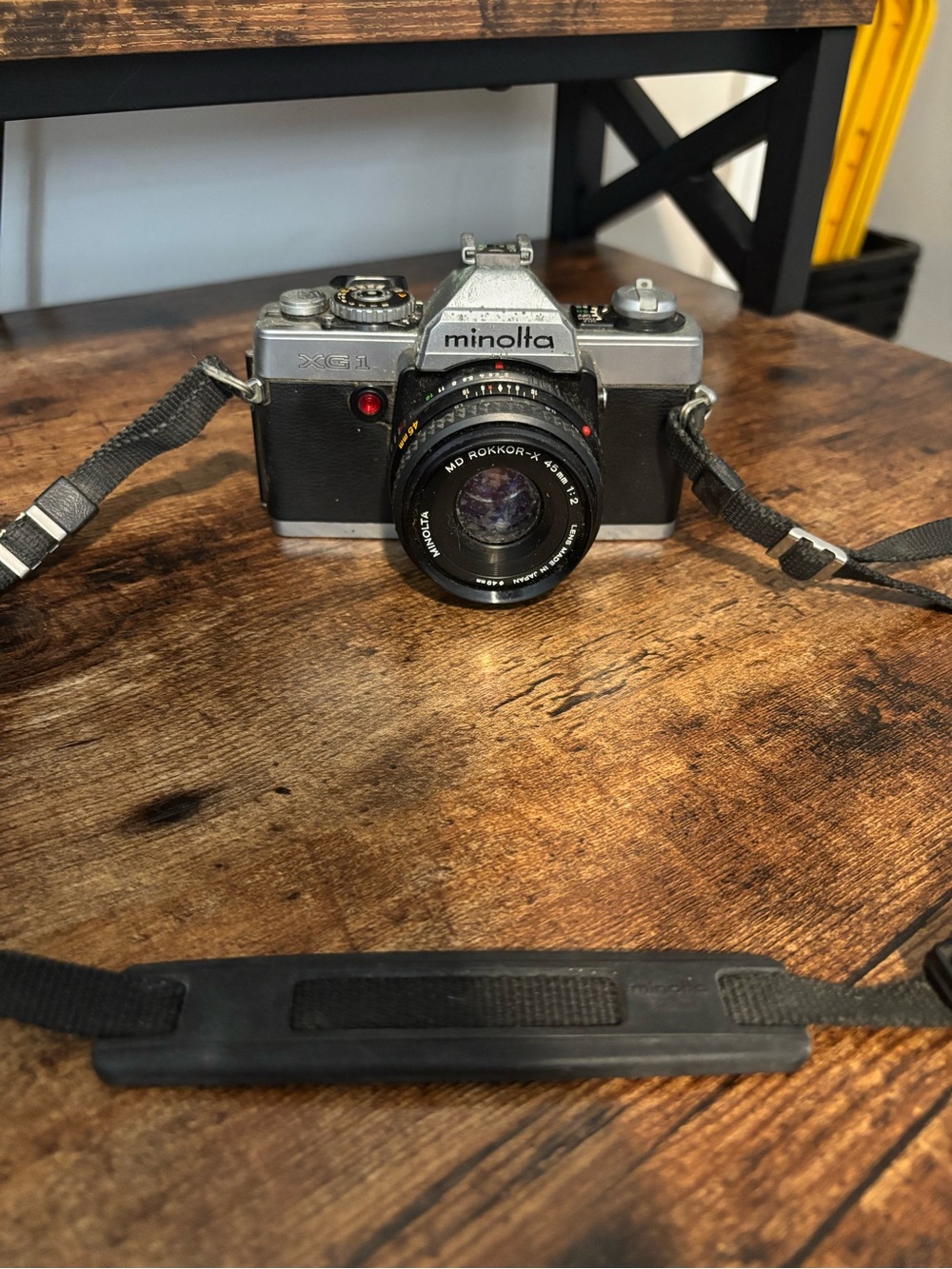 Minolta XG-1 35mm SLR Film Camera with MD Rokkor-X 45mm Lens